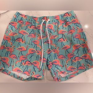 Men Bonobos Swim Trunks - Flamingos - M